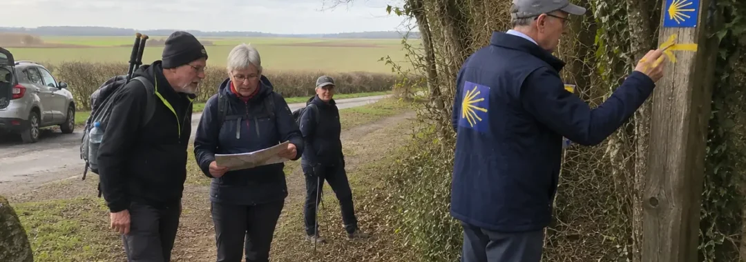 Compostelle 28 - Eure & Loir - Balisage chemins