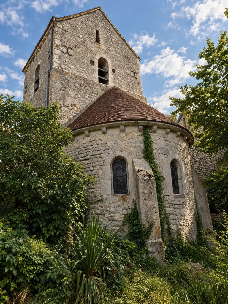 Eglise Saint-Cyr, Sainte-Julitte Abside Fontenay-sur-Conie