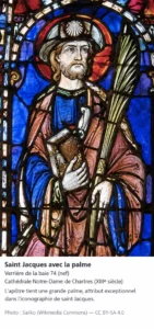 Saint jacques avec la palme - Vitrail