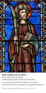 Saint jacques avec la palme - Vitrail